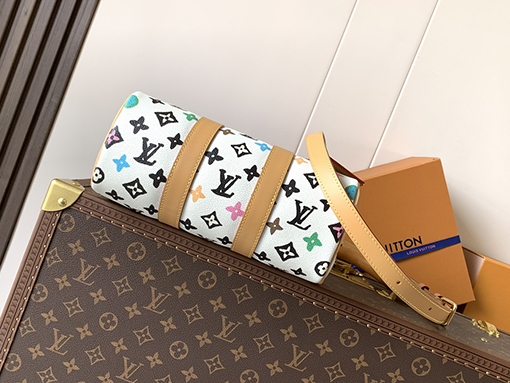 ルイヴィトン Keepall Monogram Eclipse Reverse クラシックピローバッグ M24849