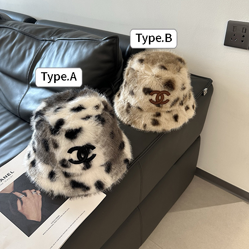 シャネルスーパーコピー ミンクの毛皮の漁師の帽子