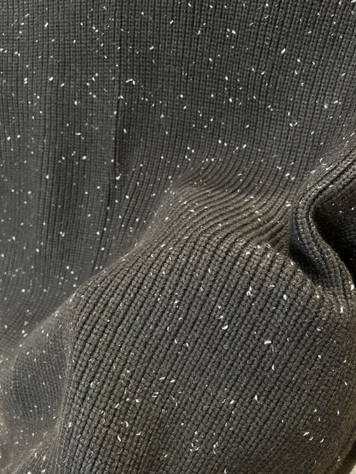 ロエベ レザーポケットエンボスパッチワークスタンドカラーカーディガンジャケット