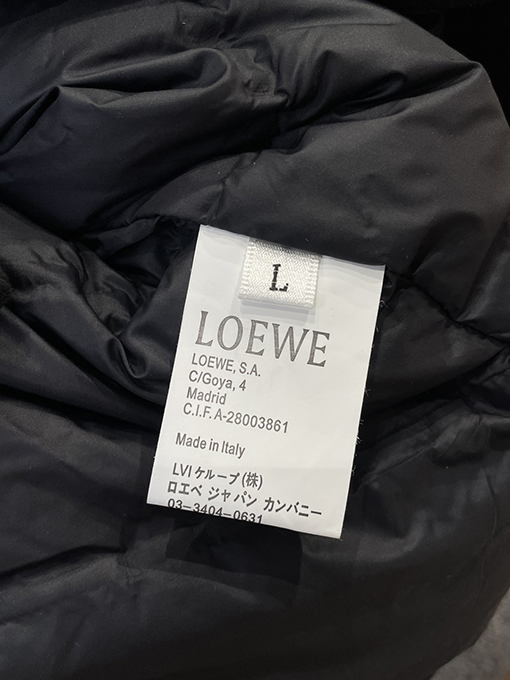 ロエベ ポケット刺繍スエードワークジャケット