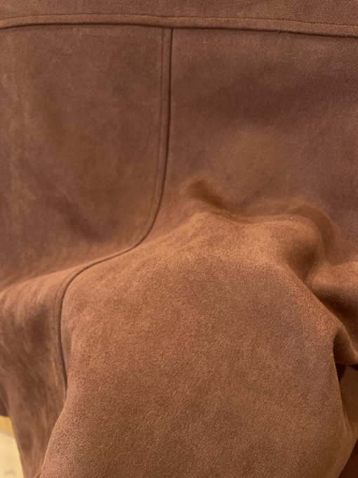 ロエベ ポケット刺繍スエードワークジャケット