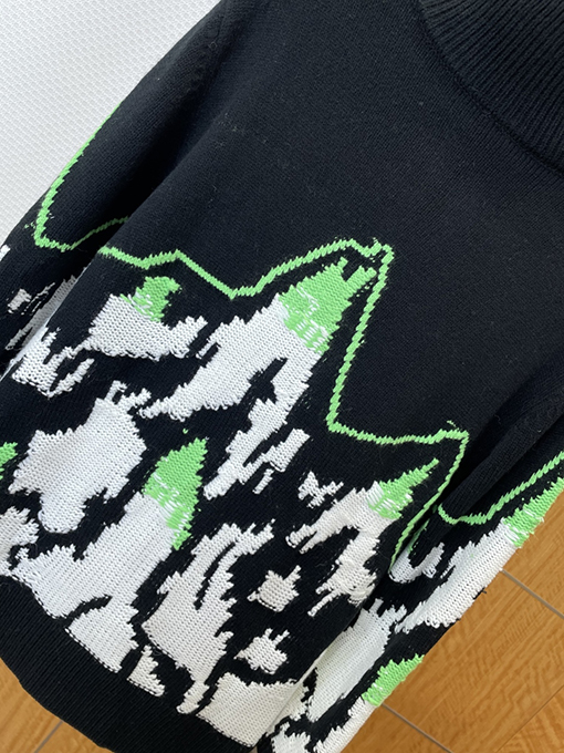 グッチスーパーコピー Gucci ハイネックジャカードニットジップアップジャケット