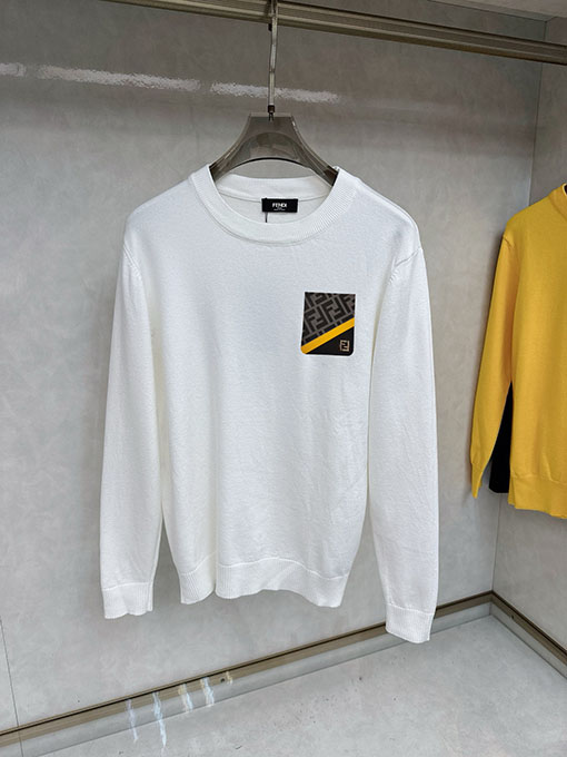 フェンディ 新作メンズカジュアルプルオーバーニットセーター