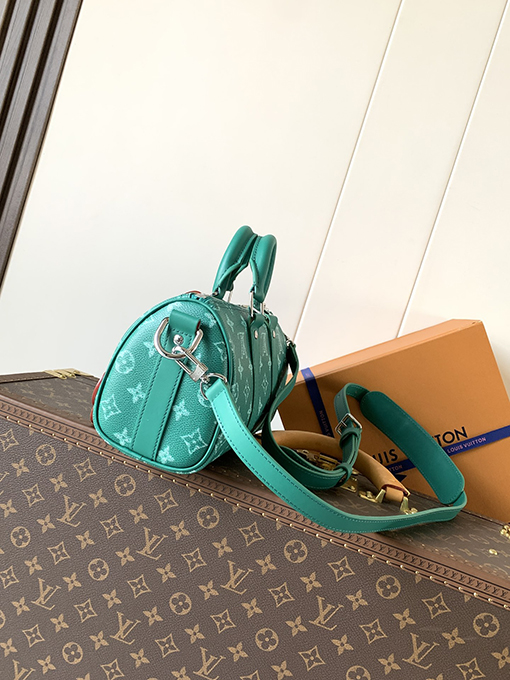 ルイヴィトンコピー Keepall Bandoulière Monogram Surfin 夏のレトロハンドバッグ M12684