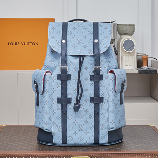 ルイヴィトン Christopher Monogram Heritage ミディアムバックパックM14676