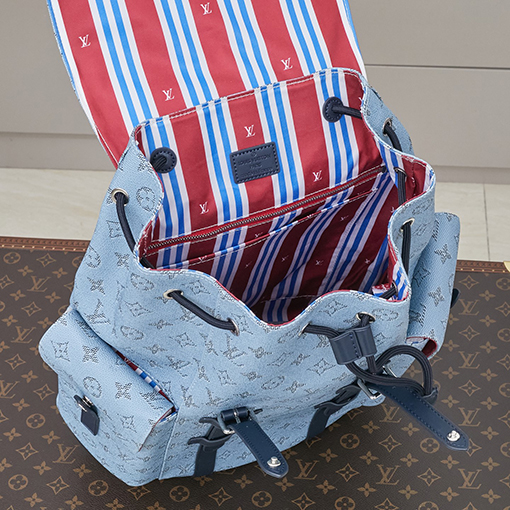 ルイヴィトン Christopher Monogram Heritage ミディアムバックパックM14676