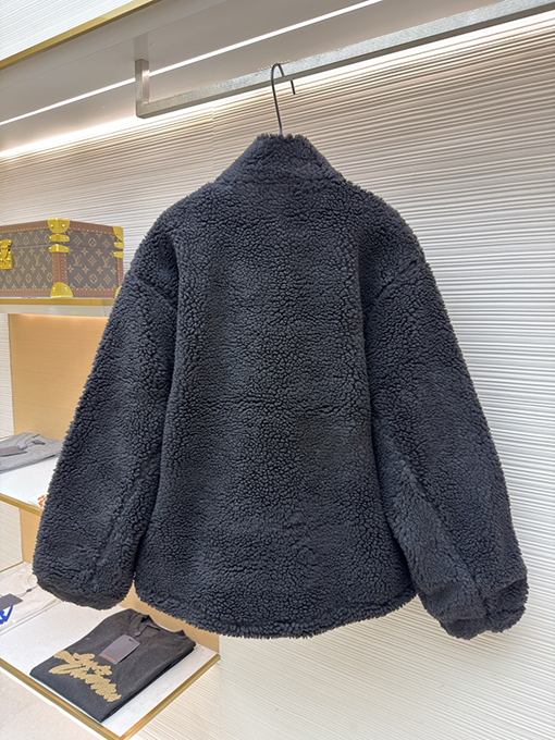 バレンシアガ Balenciaga スキーシリーズ ラムウール スタンドカラーコート