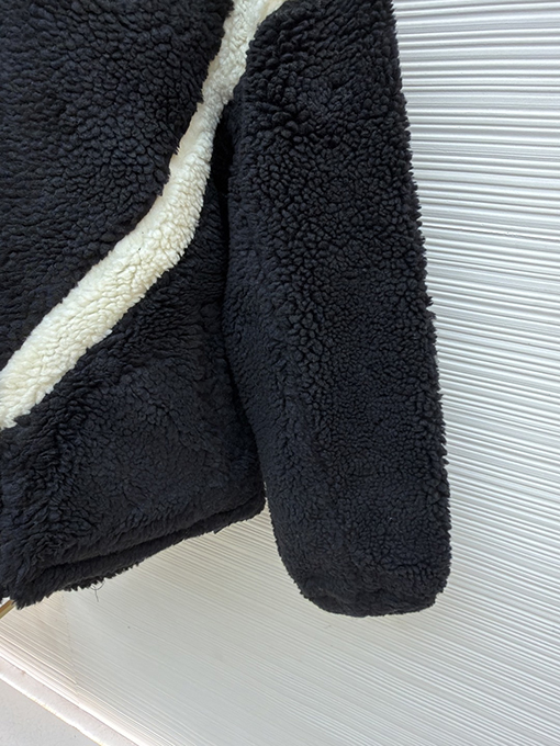 バレンシアガ Balenciaga スキーシリーズ ラムウール スタンドカラーコート