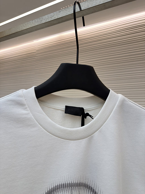 モンクレールスーパーコピー クルーネックプリントのカジュアル長袖スウェットシャツ