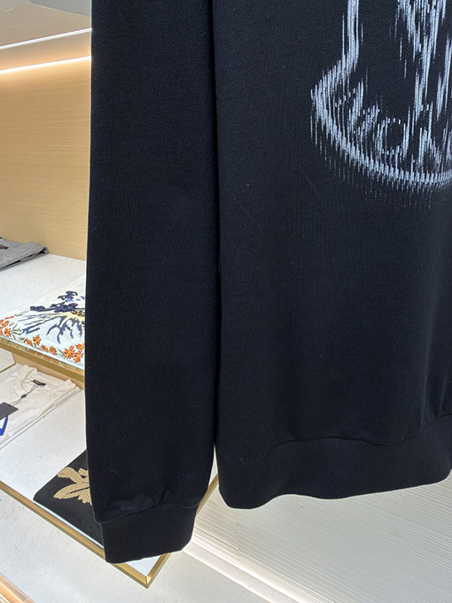 モンクレールスーパーコピー クルーネックプリントのカジュアル長袖スウェットシャツ