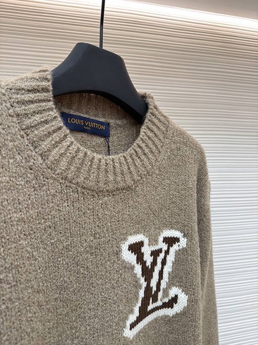 ルイヴィトンコピー 両面インターシャセーター