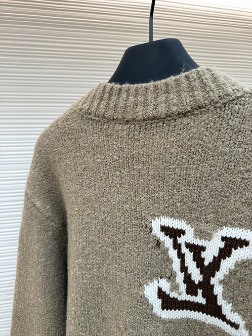 ルイヴィトンコピー 両面インターシャセーター