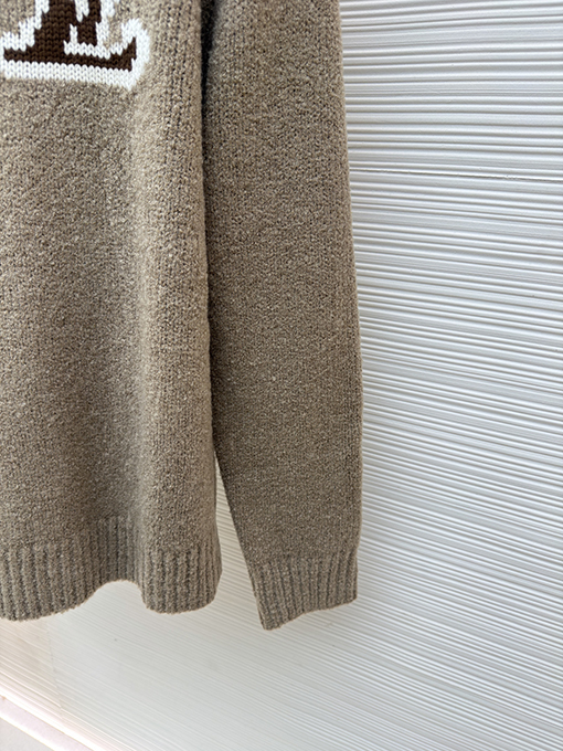 ルイヴィトンコピー 両面インターシャセーター