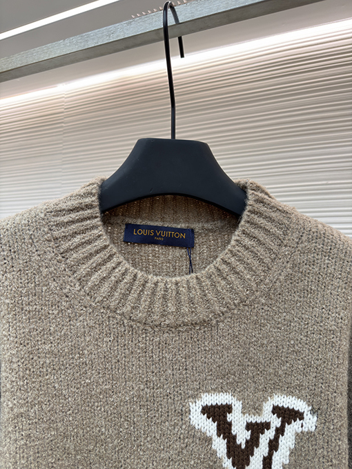 ルイヴィトンコピー 両面インターシャセーター