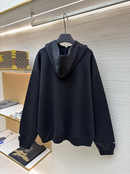 バレンシアガ Balenciaga SIK WEAR スキーシリーズ ベルベット フード付きスウェットシャツ