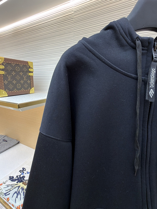 バレンシアガ Balenciaga SIK WEAR スキーシリーズ ベルベット フード付きスウェットシャツ