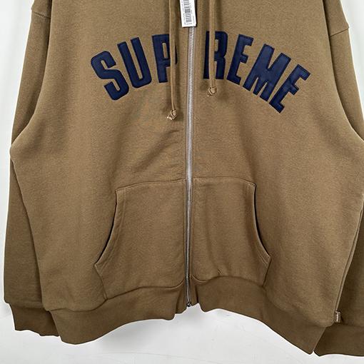 シュプリーム SUPREME ARC Thermal Lined Zip Up Hooded ワッフル裏地のジップアップフードジャケット