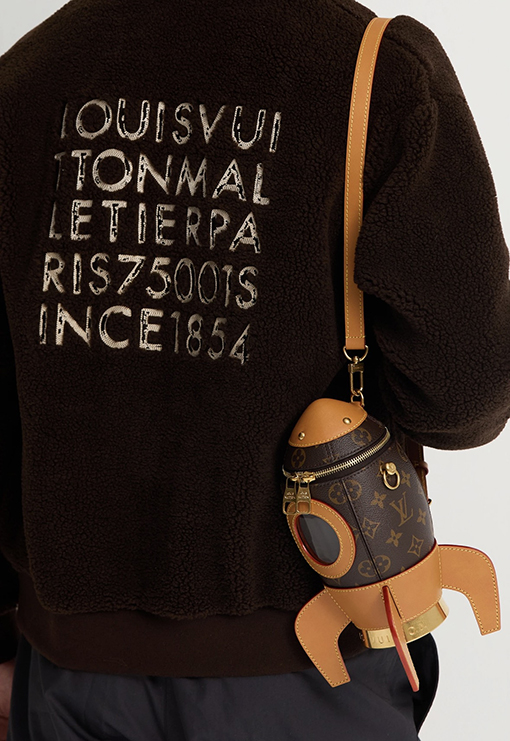 ルイヴィトン LOUIS VUITTON レター刺繍ジッパーテディジャケット