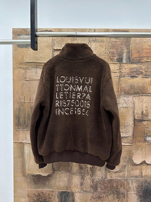 ルイヴィトン LOUIS VUITTON レター刺繍ジッパーテディジャケット