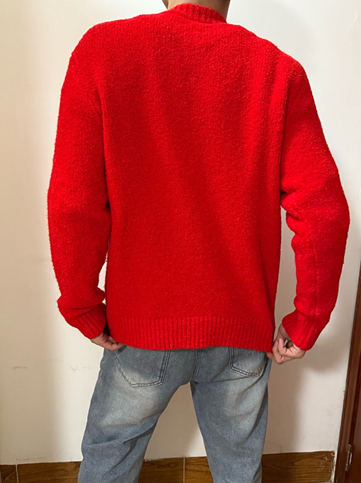 ルイヴィトン LV インターシャニットカーディガン