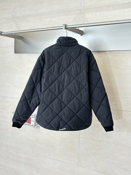 クロムハーツコピー ダイヤモンド柄キルティングコットンコート