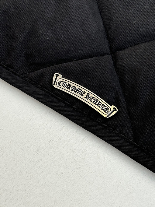 クロムハーツコピー ダイヤモンド柄キルティングコットンコート