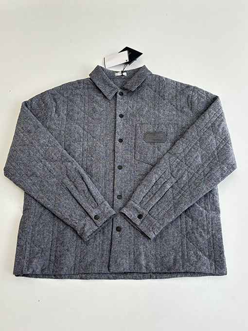 ディオール コットンフランネルのカナージュ柄ブレード刺繍シングルブレストジャケット