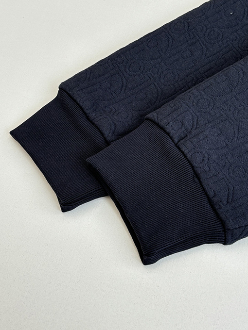 ディオール Carry Over Oblique コットン混紡の無地ジャカードフード付きスウェットシャツシリーズ