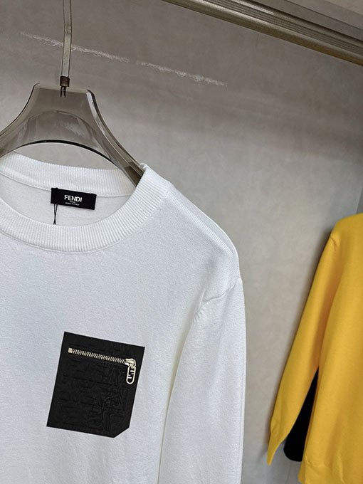 フェンディ 新モデルメンズカジュアルプルオーバーニットセーター