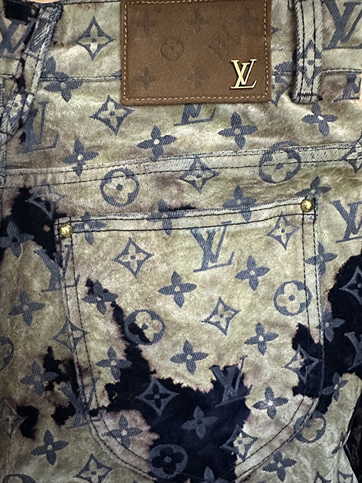 ルイヴィトンスーパーコピー フロックの雲型デニムパンツ