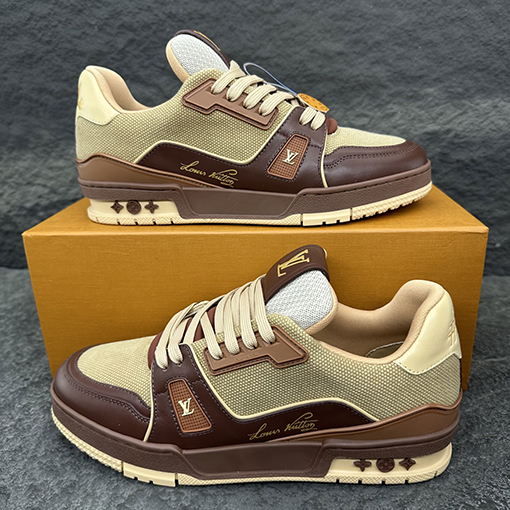ルイヴィトン LV Trainer Monogram カップルスニーカー