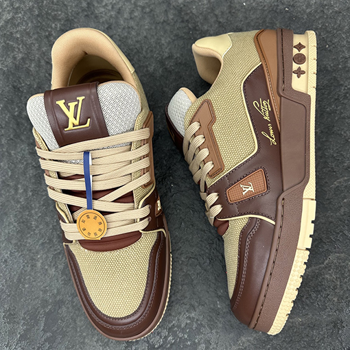 ルイヴィトン LV Trainer Monogram カップルスニーカー