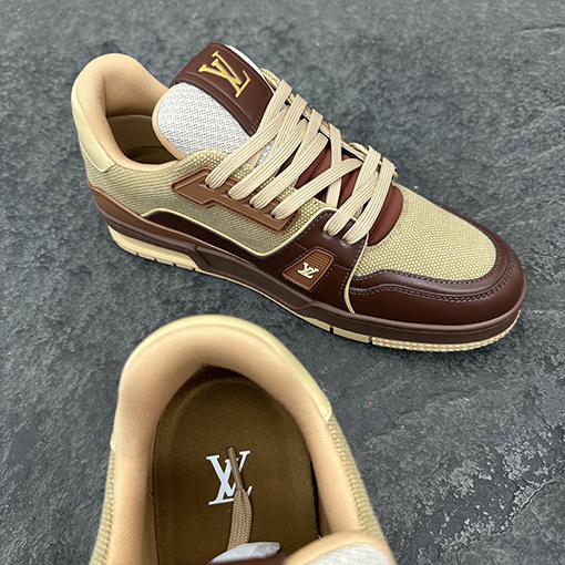 ルイヴィトン LV Trainer Monogram カップルスニーカー
