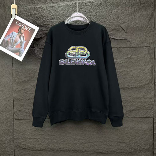 バレンシアガ Balenciaga 新しいクルーネックスウェットシャツ