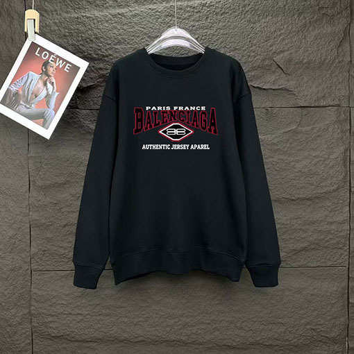 バレンシアガ Balenciaga クルーネック長袖スウェットシャツ