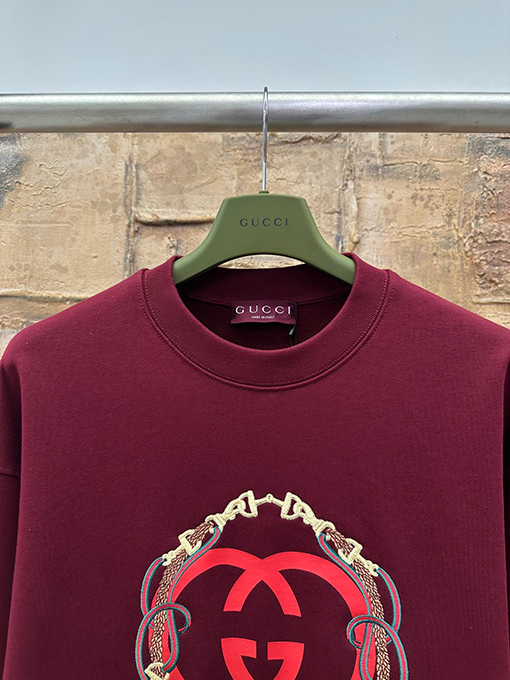 グッチコピー コイル刺繍スウェットシャツ