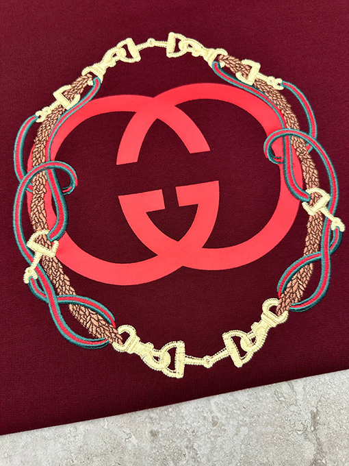 グッチコピー コイル刺繍スウェットシャツ