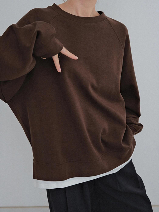 プラダ ウールの三角襟ニットスウェットシャツ