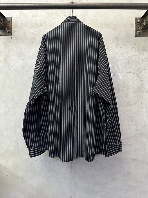 バレンシアガ Balenciaga 刺繍入りダブルレイヤー長袖シャツ