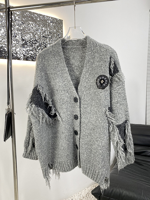 クロムハーツ 新しいチャンキーニットカーディガン