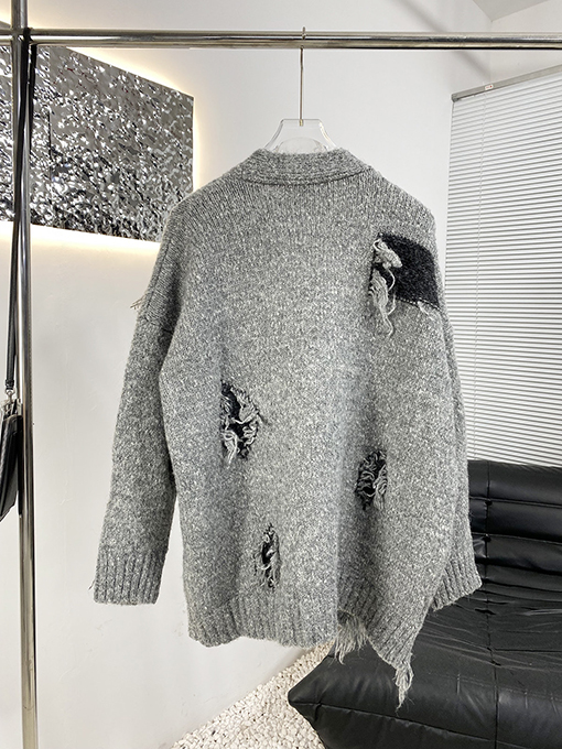 クロムハーツ 新しいチャンキーニットカーディガン