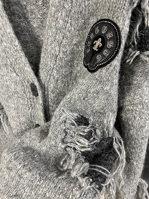 クロムハーツ 新しいチャンキーニットカーディガン