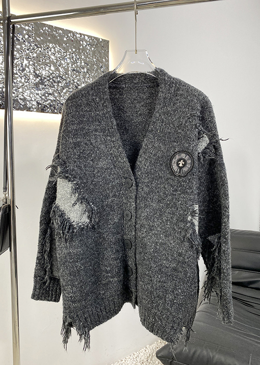 クロムハーツ 新しいチャンキーニットカーディガン