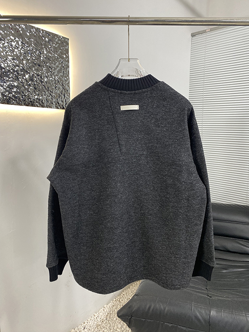 マルタンマルジェラ MM6 フリース裏地のスウェットシャツ