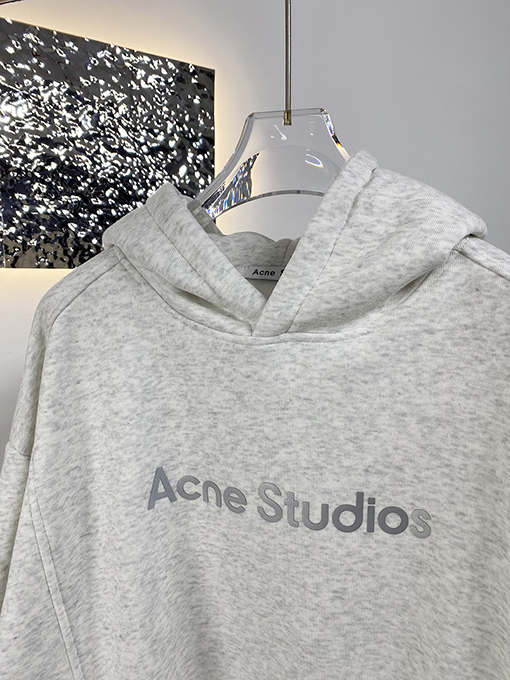 アクネストゥディオズ Acne Studios 新しいフリース裏地のフード付きスウェットシャツ