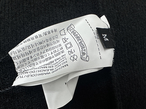 クロムハーツスーパーコピー ヒョウ柄レザーラベルパッチニットセーター