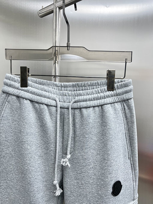 モンクレールコピー MONCLER レザーパッチ刺繍ロゴ厚のカジュアルパンツ