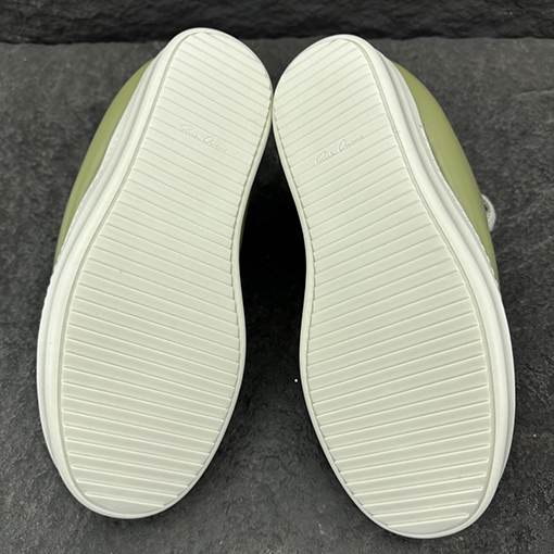 リックオウエンス JUMBO LACE シープスキンのワイドレースローカットスニーカー