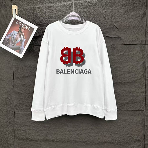 バレンシアガコピー Balenciaga 新モデルクルーネックスウェットシャツ