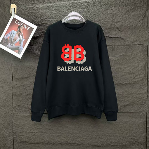 バレンシアガコピー Balenciaga 新モデルクルーネックスウェットシャツ
